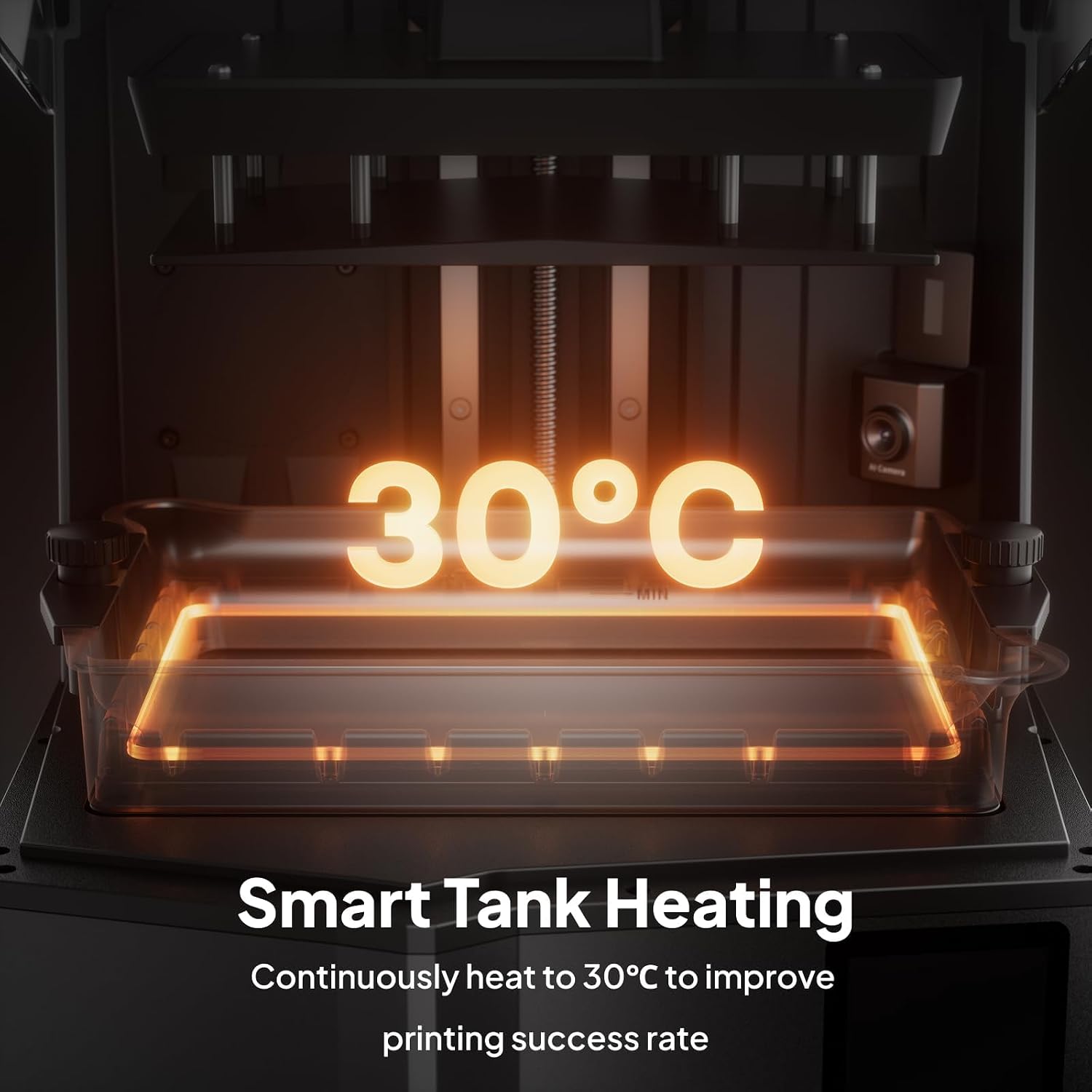 ELEGOO Saturn 4 Ultra 16K Resin 3D Printer with 10' 16K Mono LCD and Flip-up Lid, Smart Tank Heating at 30 °C, 150mm/h High Speed Printing, Large Printing Size of 8.33 × 4.66 × 8.66 Inches