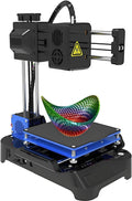 Mini 3D Printer for Kids,100 * 100 * 100mm Print Size,with Pla Filament,USB Cable,Tf Card,Magnetic Removable Plate,Leveling-Free Printer,for Beginners,Kids,Student Education Black