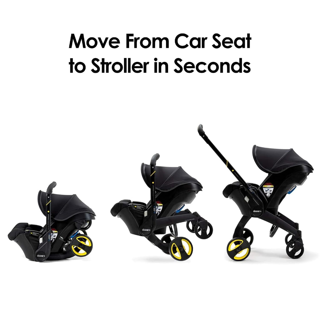 Doona Car Seat & Stroller, Midnight Edition - All-in-One Travel System