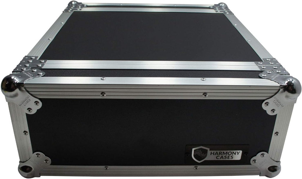 Harmony Audio Cases HC4UAD DJ Flight Amp 4U Rack Space Road Travel Amplifier Case