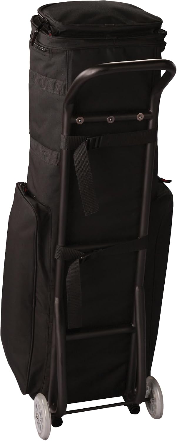 Gator Cases Protechtor Series Steel frame Rolling Drum Cart for Drum Hardware with Removable Bag and 100 Pound Load Capacity; 40' x 10' x 10' (GP-DRUMCART)