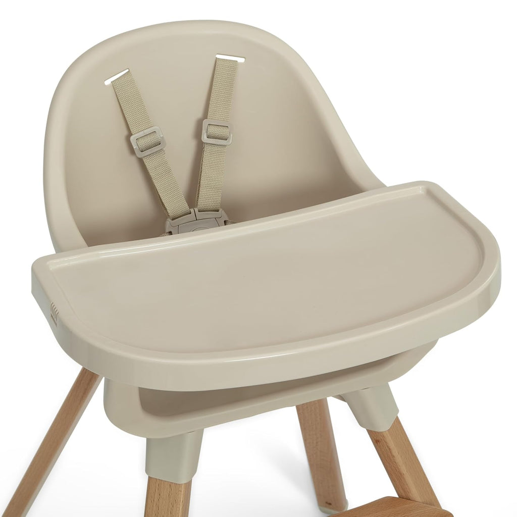 Delta Children - babyGap Otto 3-in-1 High Chair - High Chair Converts to Toddler Dinning Chair and Booster Seat - Dishwasher Safe Meal Tray - FSC-Certified Wood, Oatmeal