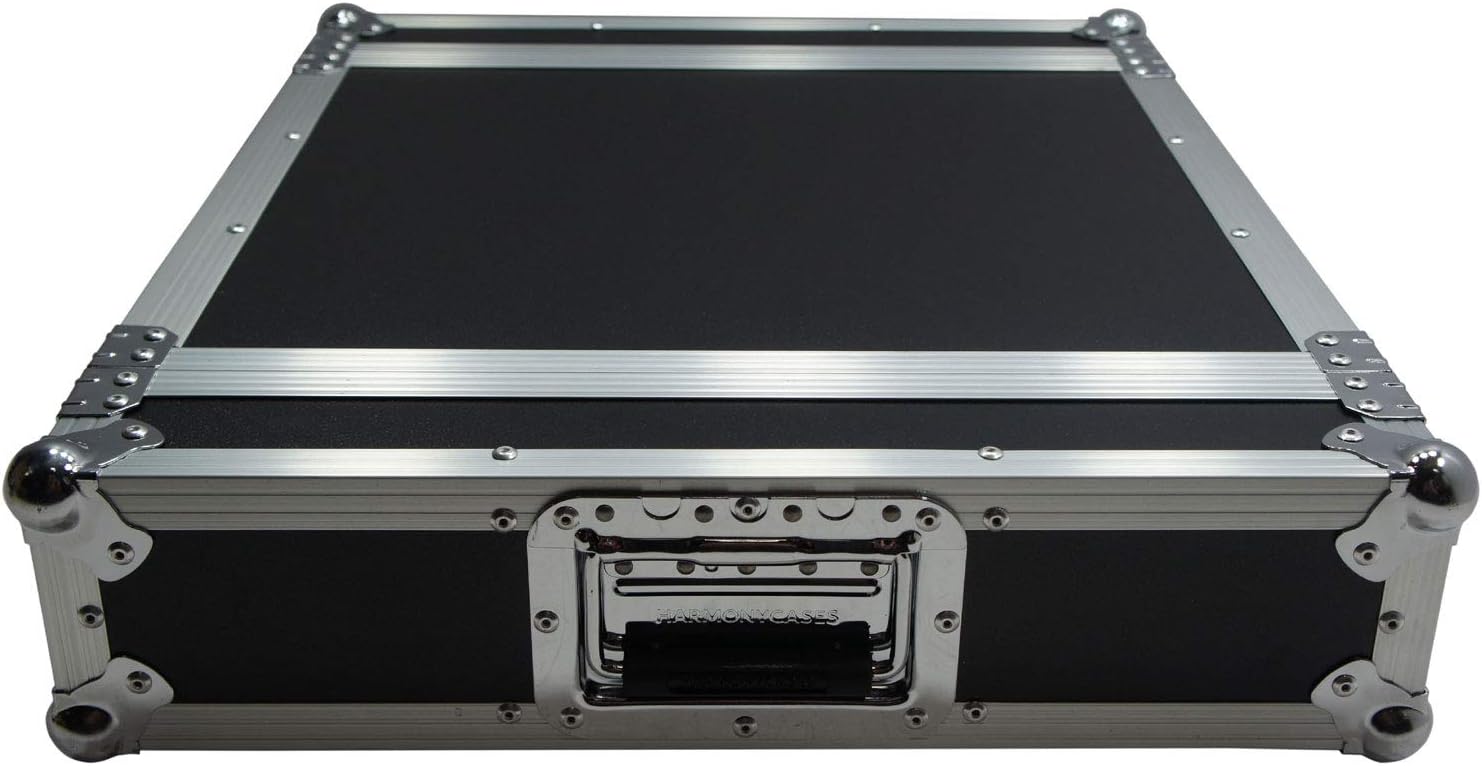 Harmony Audio Cases HC2UAD DJ Flight Amp 2U Rack Space Road Travel Amplifier Case