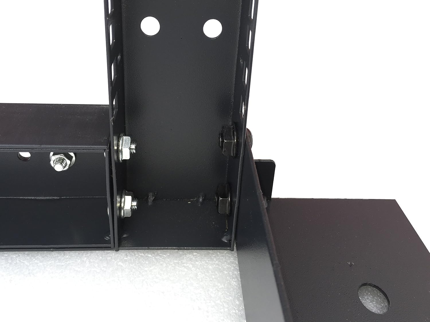 Sysracks Open Frame Server Rack 32U - Adjustable 19-inch Rackmount for Data Center, Network, and Home Server - 440lb Capacity, Vented - Ideal for IT Equipment, Servers, Networking Gear Relay