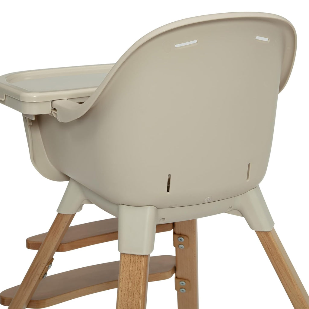 Delta Children - babyGap Otto 3-in-1 High Chair - High Chair Converts to Toddler Dinning Chair and Booster Seat - Dishwasher Safe Meal Tray - FSC-Certified Wood, Oatmeal