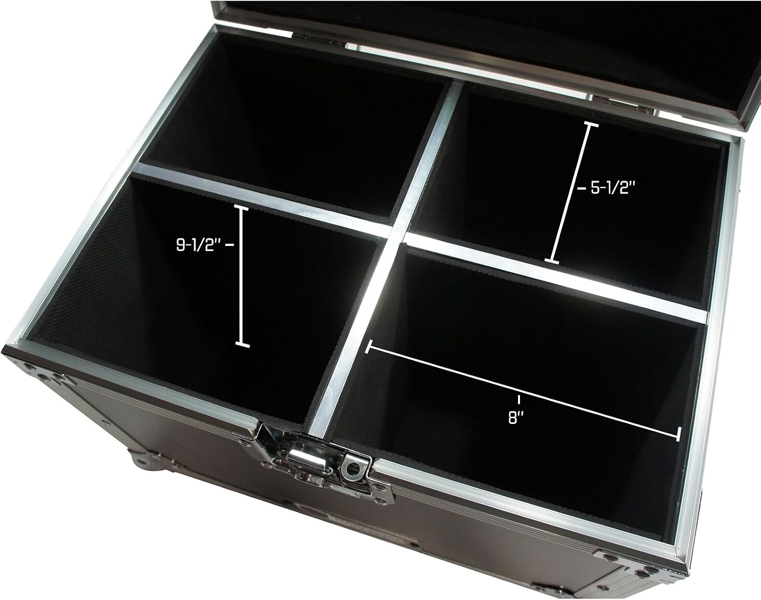 Harmony Audio Cases Quad Chamber Space DJ Lighting Universal Ultility Road Travel Case