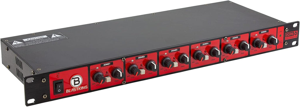 Blastking ZONE6 Six Zone Ultra Low Noise Audio Distributor
