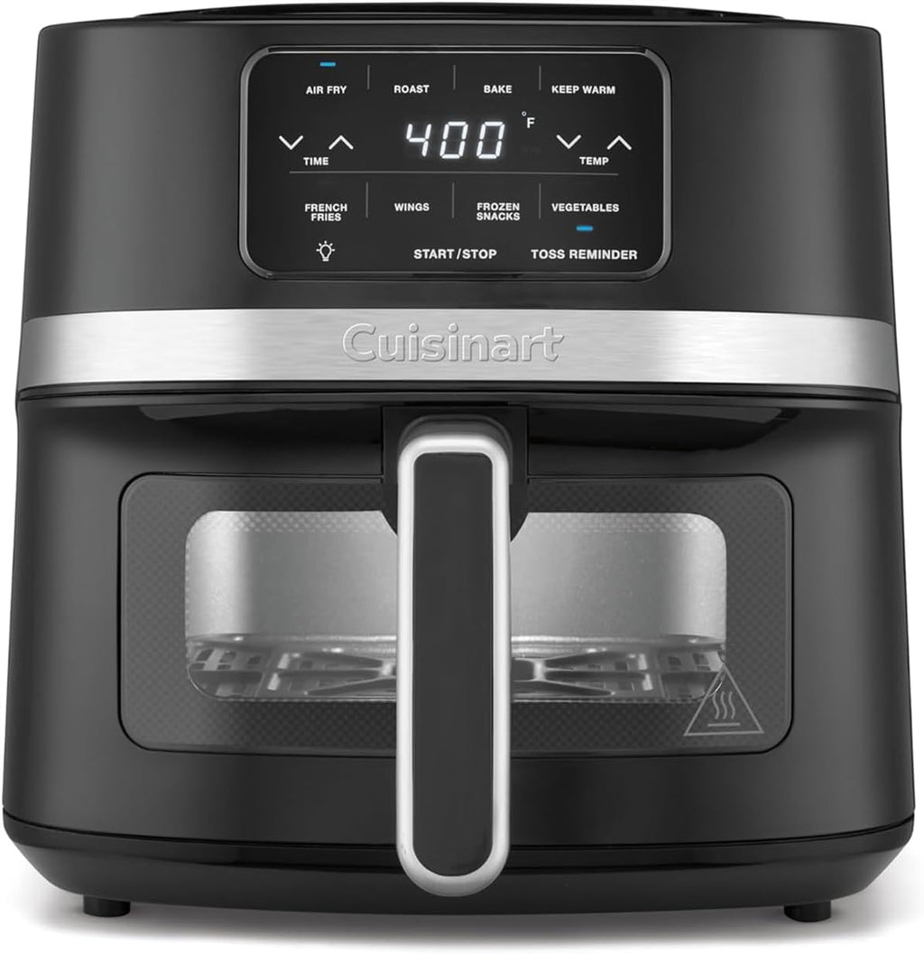 Cuisinart 4.5-Qt Basket Air Fryer, Interior light, Dishwasher-Safe Parts, 4 Presets, Roast, Bake, Broil, Air Fry & Keep Warm for Quick & Easy Meals (AIR-160C)