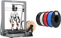 Creality Ender 3 V3 Plus 3D Printer Bundle with PLA Filament 1.75mm 4 Packs（1 Black+1 White+1 Red+1 Blue）