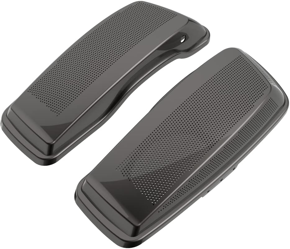 Advanblack Saddlebag Dual 6x9 Speaker lids, Audio Covers Fit for H-D Touring, Road Glide, Street Glide Special, Road King, 2014 2015 2016 2017 2018 2019 2020 2021 2022 2023