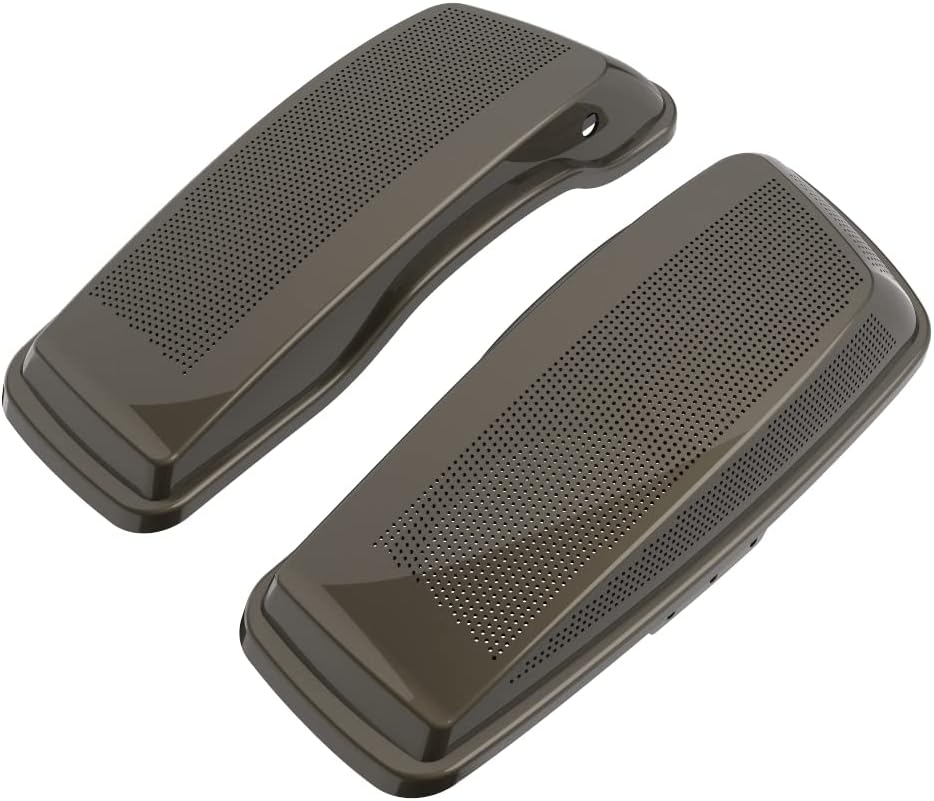 Advanblack Saddlebag Dual 6x9 Speaker lids, Audio Covers Fit for H-D Touring, Road Glide, Street Glide Special, Road King, 2014 2015 2016 2017 2018 2019 2020 2021 2022 2023