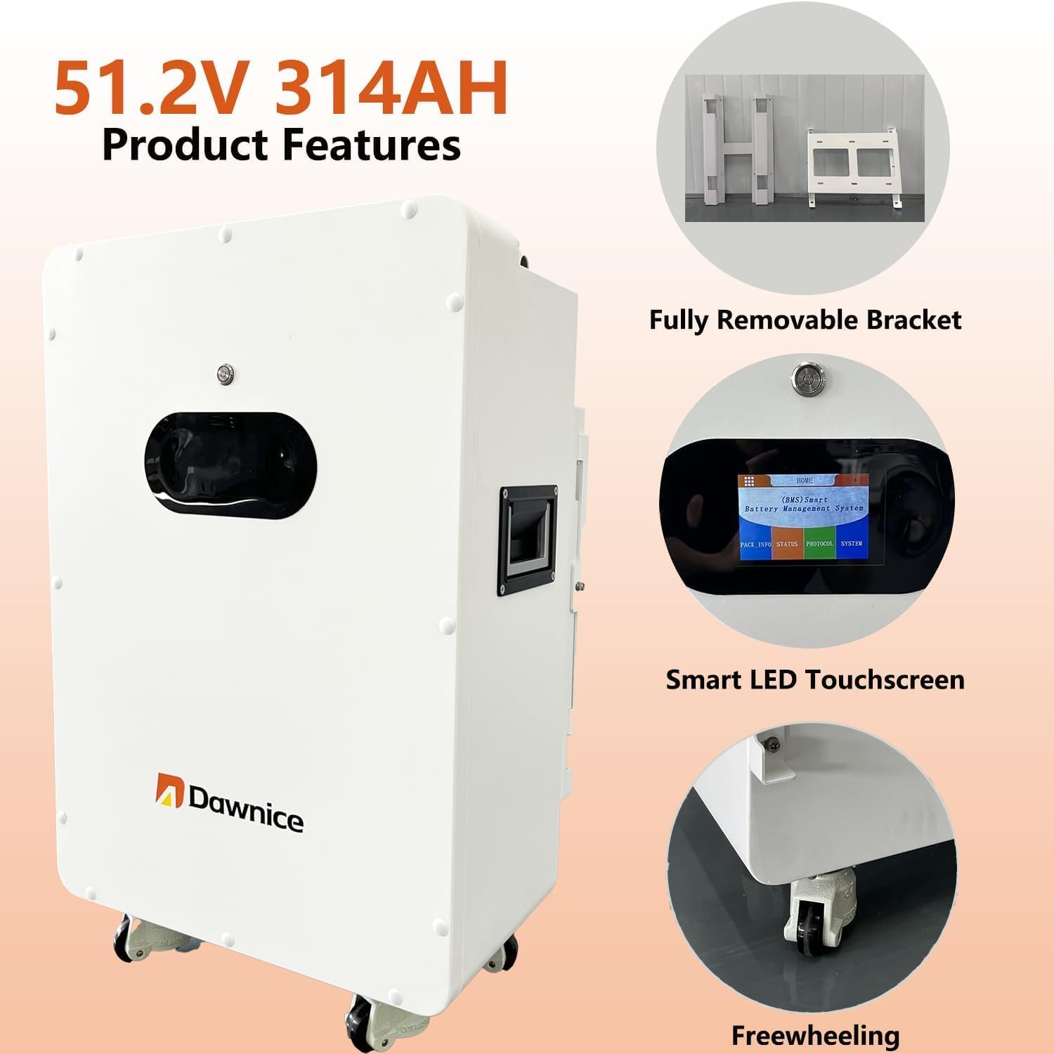 10KW Hybrid Solar Power System Complete Kit Home Kit with 5.8KW Solar Panels+48V Hybrid Inverter+ 51.2V LiFePo4 Solar Battery (10P* 580W PV+1 * 10KW Inverter+1 * 16KWH Battery)