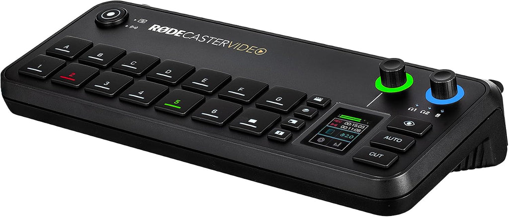 RODE RODECaster Video All-in-One Production Console | Integrated Audio & Video Mixer with Multi-Camera Switching, Touchscreen Control & USB-C Interface + RODE Wireless PRO Wireless Microphone + More
