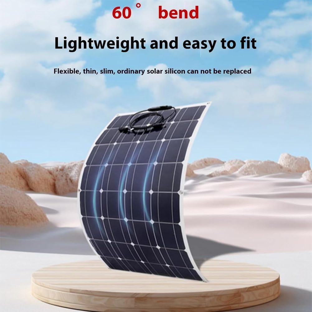 2000W Solar Power System Solar Panel Kit 12V Solar Battery 60A Controller Solar Panel Home Mobile RV Car Caravan