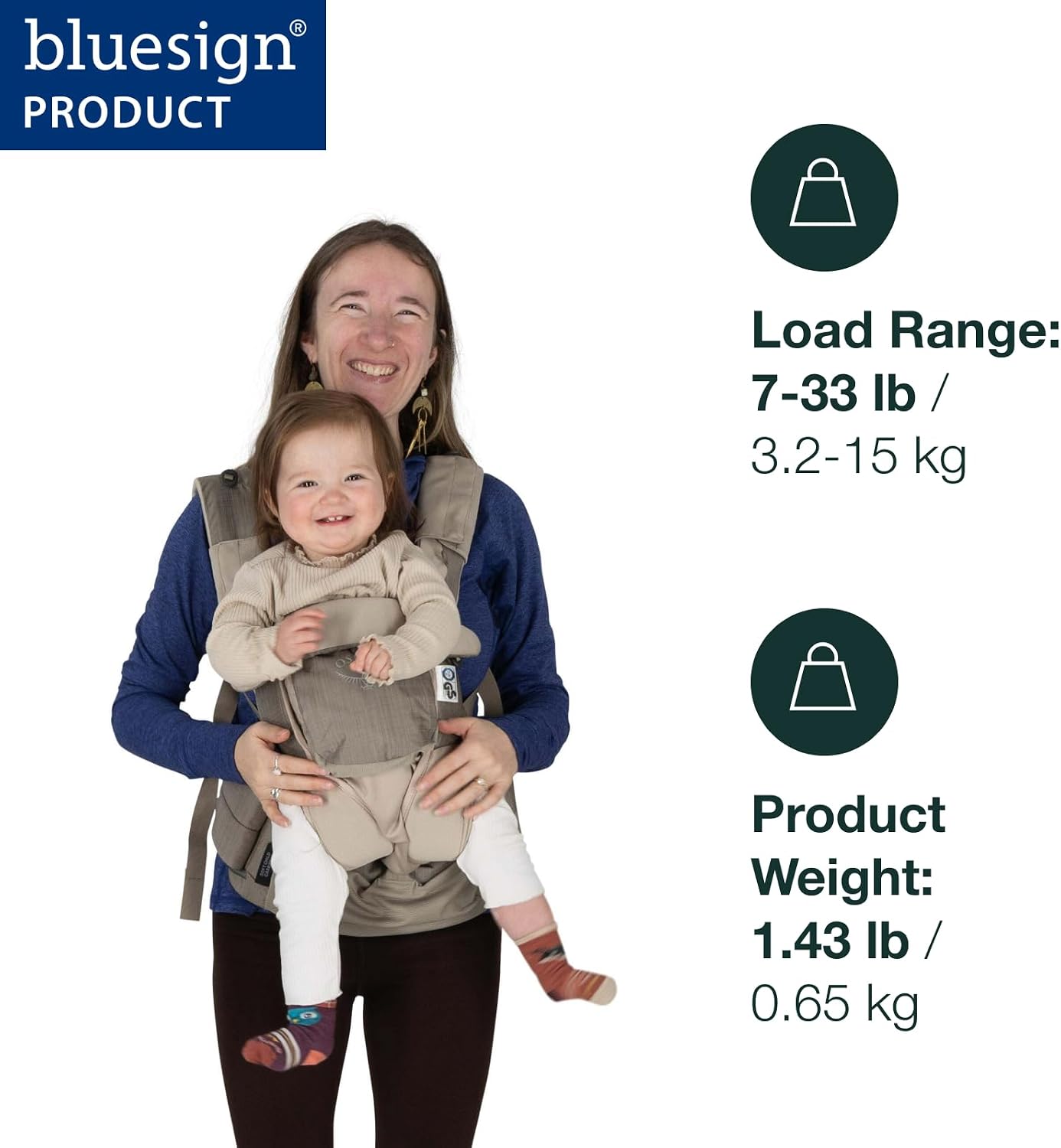 Osprey Poco LT Soft Convertible Baby Carrier for Newborns - Lightweight Ergonomic Toddler Sling