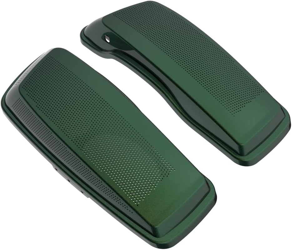 Advanblack Saddlebag Dual 6x9 Speaker lids, Audio Covers Fit for H-D Touring, Road Glide, Street Glide Special, Road King, 2014 2015 2016 2017 2018 2019 2020 2021 2022 2023