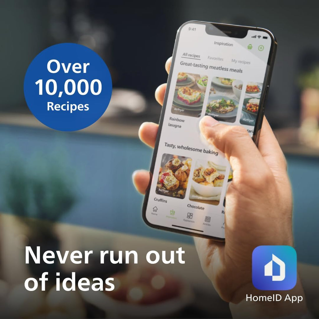 Philips Airfryer 2000 Series – 13 Ways to Cook, 6.2L Capacity, Compact Design with Cooking Window, RapidAir Technology, Fry with up to 90% Less Fat, Easy to Clean (NA230/00)