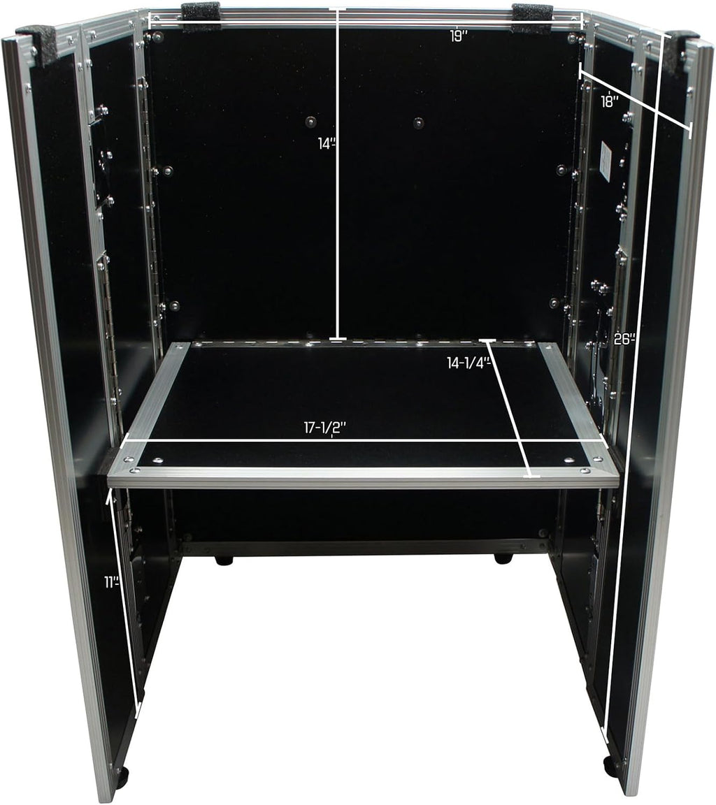 Harmony AudioCases HCDJSTAND26 Fold Out 26' Height Stand Compatible with Slant Mixer Case New
