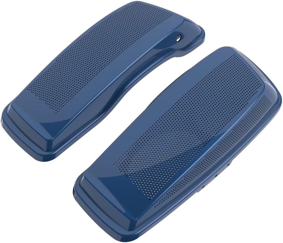 Advanblack Saddlebag Dual 6x9 Speaker lids, Audio Covers Fit for H-D Touring, Road Glide, Street Glide Special, Road King, 2014 2015 2016 2017 2018 2019 2020 2021 2022 2023