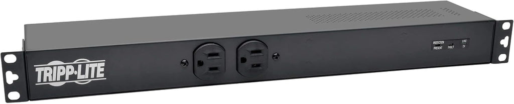 Tripp Lite PDU 1.92kW, 120V, Single-Phase Basic PDU with Isobar Surge Protection - 3840 Joules, 14 Outlets, L5-20P Input (5-20P Adapter), 15 ft. Cord, 1U (PDUH20-ISO)