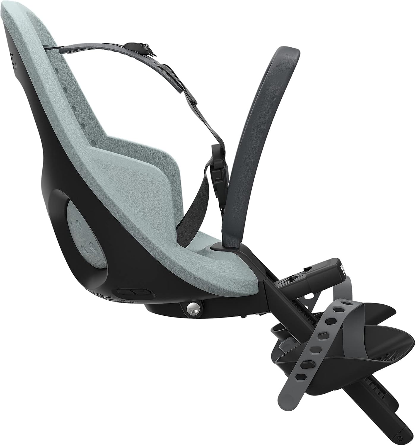 Thule Yepp 2 Mounted Child Bike seat, Adjustable footrests, 5-Point Harness and Easy to Mount Design