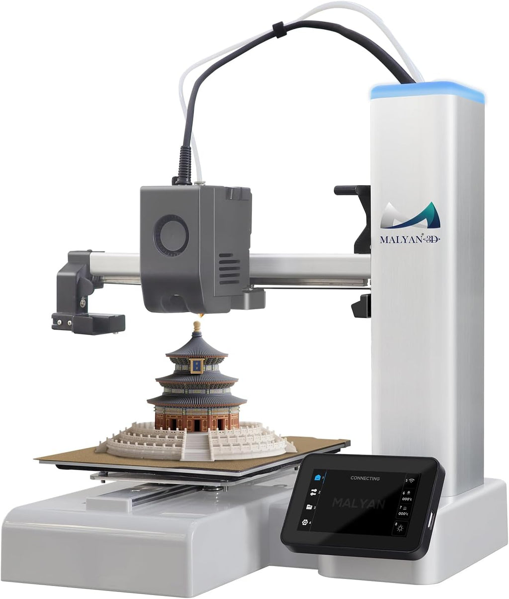 MALYAN M200 Ultra 3D Printer, Max 600mm/s High Speed & Precision Printing, Full-Auto Leveling & Smart Vibration Compensation with Cameras for Monitoring, Out of The Box, Print Size 180x180x180mm