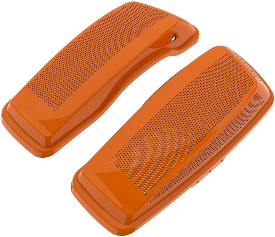 Advanblack Saddlebag Dual 6x9 Speaker lids, Audio Covers Fit for H-D Touring, Road Glide, Street Glide Special, Road King, 2014 2015 2016 2017 2018 2019 2020 2021 2022 2023