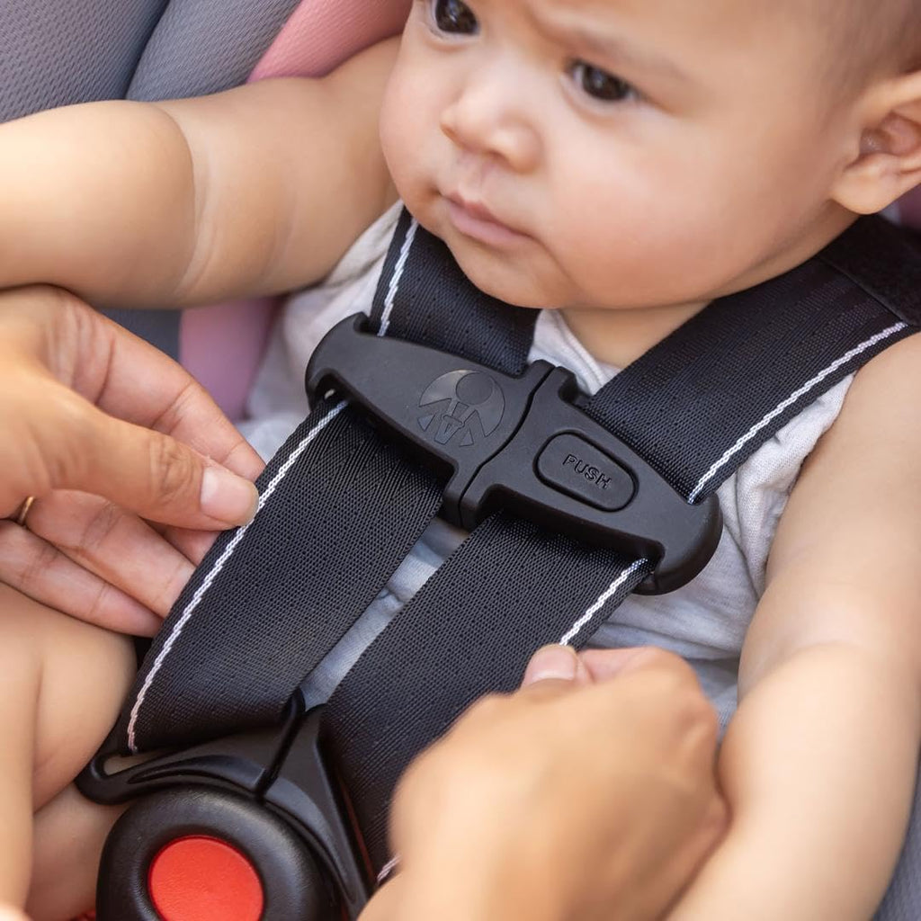 Baby Trend Secure-Lift Infant Car Seat, Madrid Pink – Compact Lightweight Carrier, Infant Comfort Cushioning, Adjustable Harness Fit