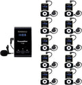 Retekess T130 Wireless Tour Guide Audio System, Church Translation Equipment, Clear Sound Quality, Tour Guide Headsets for Simultaneous Interpreting,Court (1 Transmitter 10 Receivers)