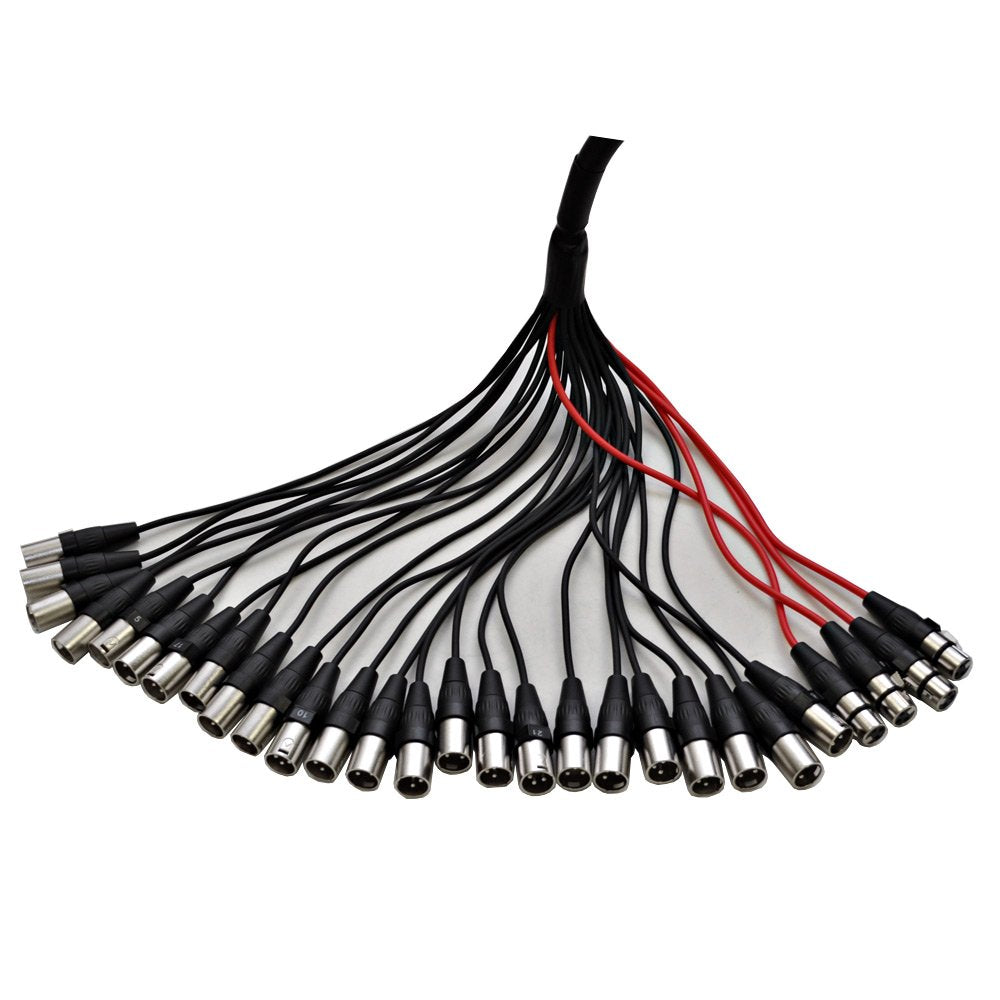 Seismic Audio SACB-24x4x100 24-Channel XLR Low Profile Circuit Board Snake Cable, 100-Feet
