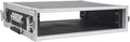 Sound Town 2U PA/DJ Rack/Road Case, 2-Space, with 16' Rackable Depth, Plywood, Metal Ball Corners - Pro Tour Grade (STRC-2U)