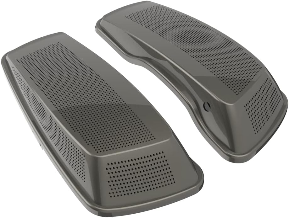 Advanblack Saddlebag Dual 6x9 Speaker lids, Audio Covers Fit for H-D Touring, Road Glide, Street Glide Special, Road King, 2014 2015 2016 2017 2018 2019 2020 2021 2022 2023