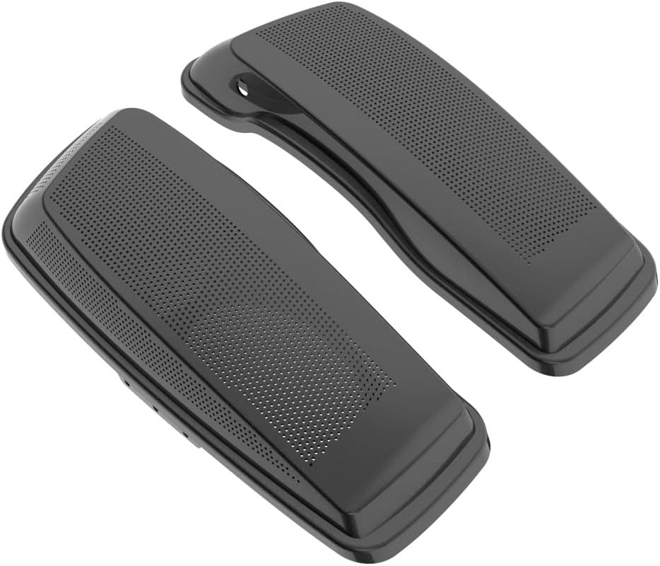Advanblack Saddlebag Dual 6x9 Speaker lids, Audio Covers Fit for H-D Touring, Road Glide, Street Glide Special, Road King, 2014 2015 2016 2017 2018 2019 2020 2021 2022 2023