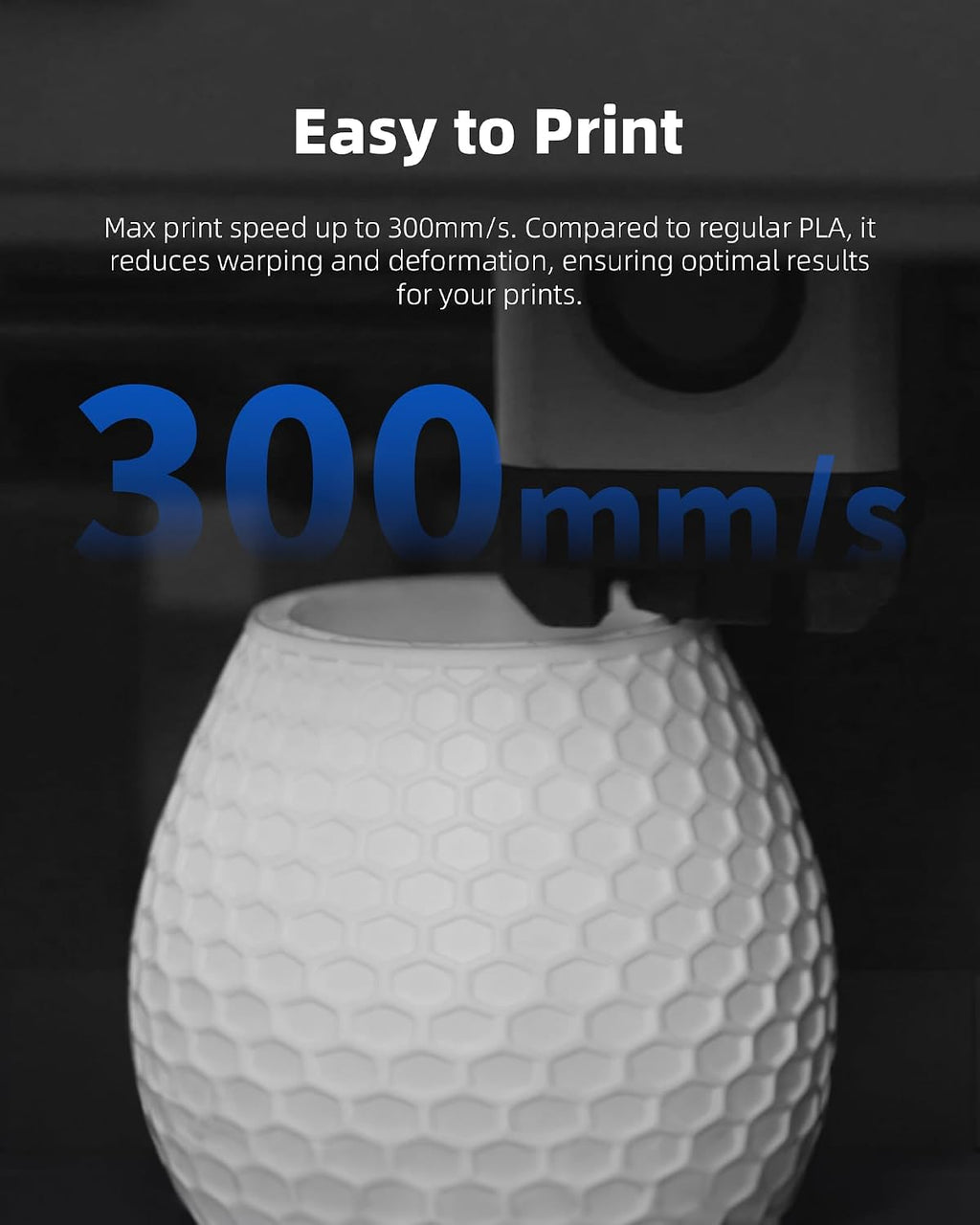Inslogic Pre-Dried 10kg PLA Pro 3D Printer Filament Bundle, Strong & Tough PLA Pro Filament 1.75mm ±0.02mm, Reusable Spool, 10 Colors, 10kg Total, 10×1kg