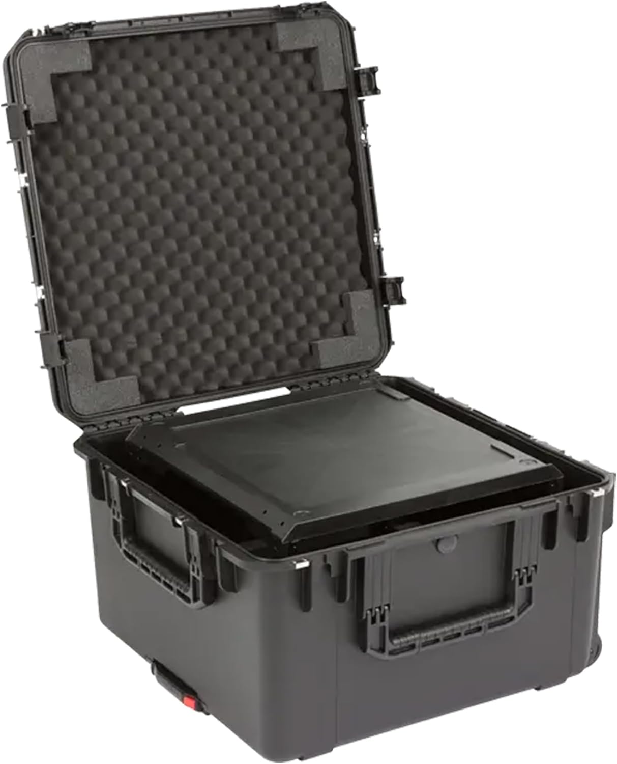 SKB iSeries 6U Fly Rack, Waterproof Polypropylene Hard Case with Durable Latches for Travel and Storage, Ideal for Musicians, 20 Inch, Black