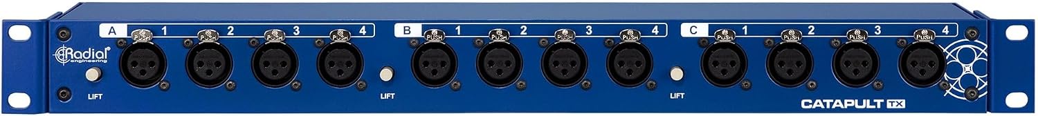 Radial Catapult Rack TX 12-channel Cat 5/6 Analog Audio Snake