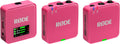 RØDE Wireless GO (Gen 3) – Compact Wireless Mic – Pristine Audio, 32-bit Float Recording, Automatic Level Control, for Phones, Cameras and Computers (Pink)