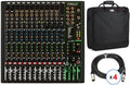 Mackie ProFX16v3 16-Channel Professional Mixer with Effects, USB Interface, GigFX Engine, Built-In Compression, 7-Band Graphic EQ, Included Carry Bag, and XLR Cables for Live Sound and Recording