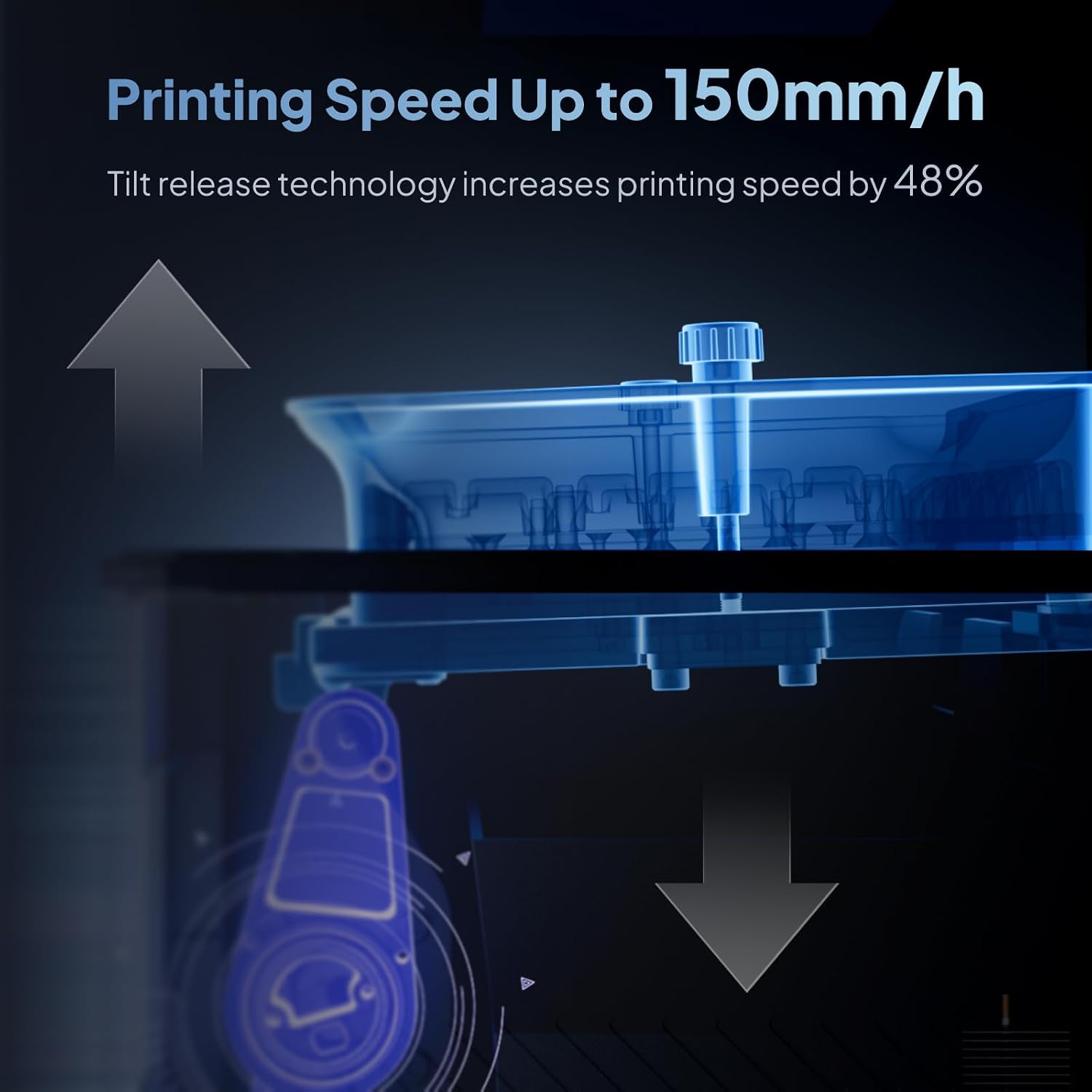 ELEGOO Mars 5 Ultra 3D Printer, MSLA UV Photocuring with 9K LCD, High Speed Printing Up to 150mm/h, Automatic Leveling, WiFi Cluster Printing, AI Camera, Printing Size of 6.04 x 3.06 x 6.49 inch