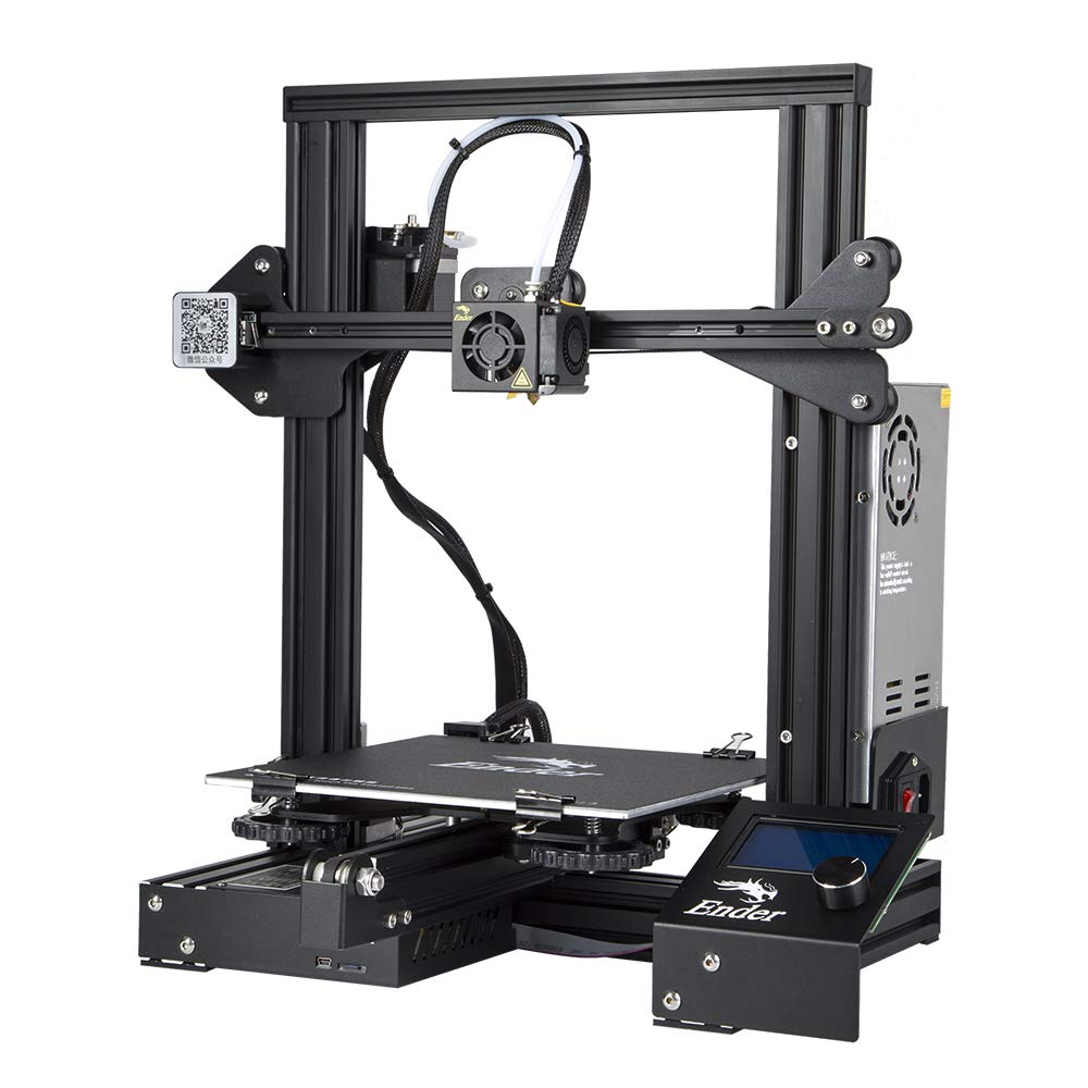 Comgrow Creality Ender 3 3D Printer and Official Creality Ender 3V2 Dual Z-axis Kit with Lead Screw