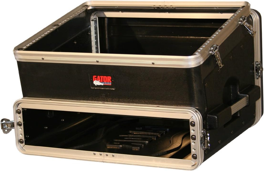 Gator Cases Lightweight ATA Molded Slant-Top Console Rack Case, 8U Top and 2U Side (GRC-8X2)