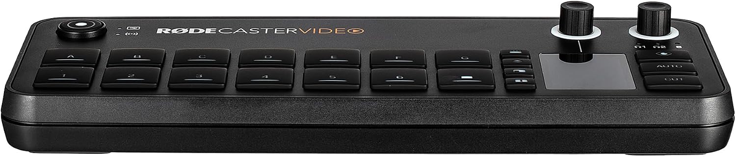 RODE RODECaster Video All-in-One Production Console | Integrated Audio & Video Mixer with Multi-Camera Switching, Touchscreen Control & USB-C Interface + RODE Wireless PRO Wireless Microphone + More