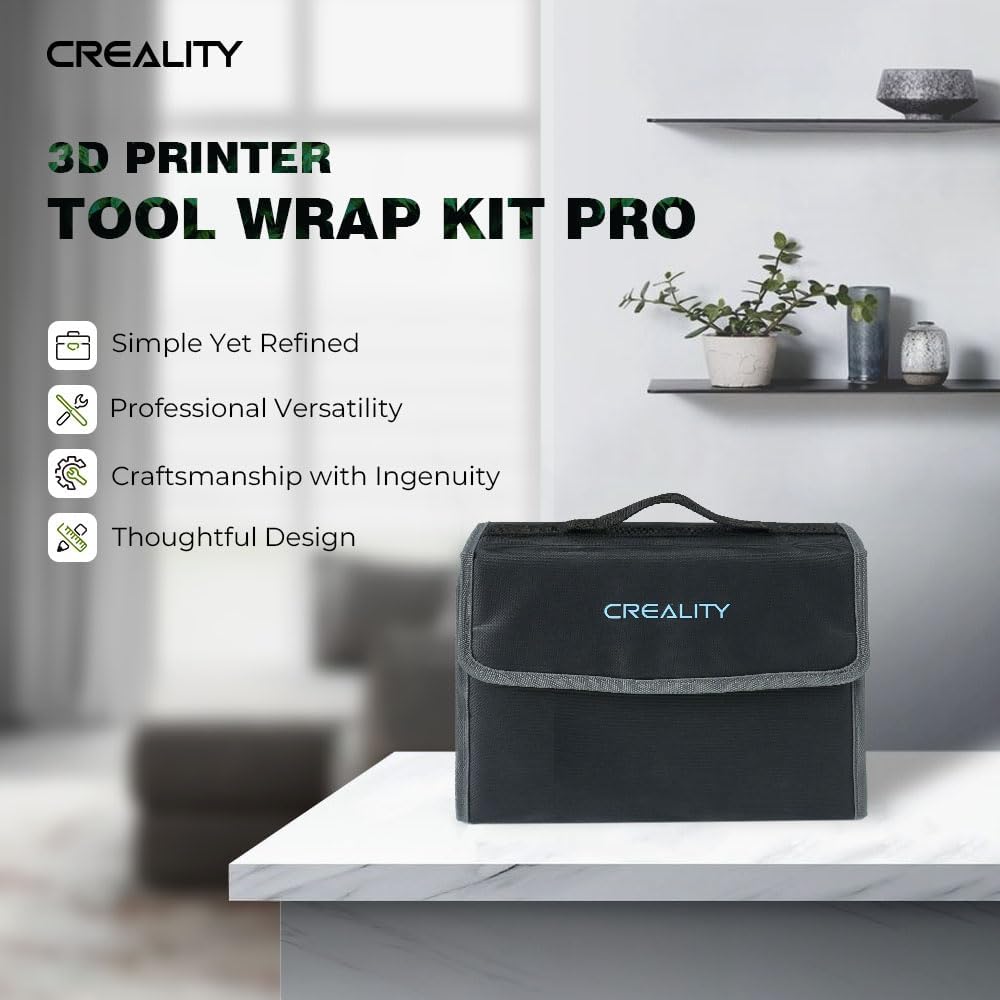 Creality K2 SE 3D Printer Bundle with 74Pcs 3D Printing Tool Wrap Kit