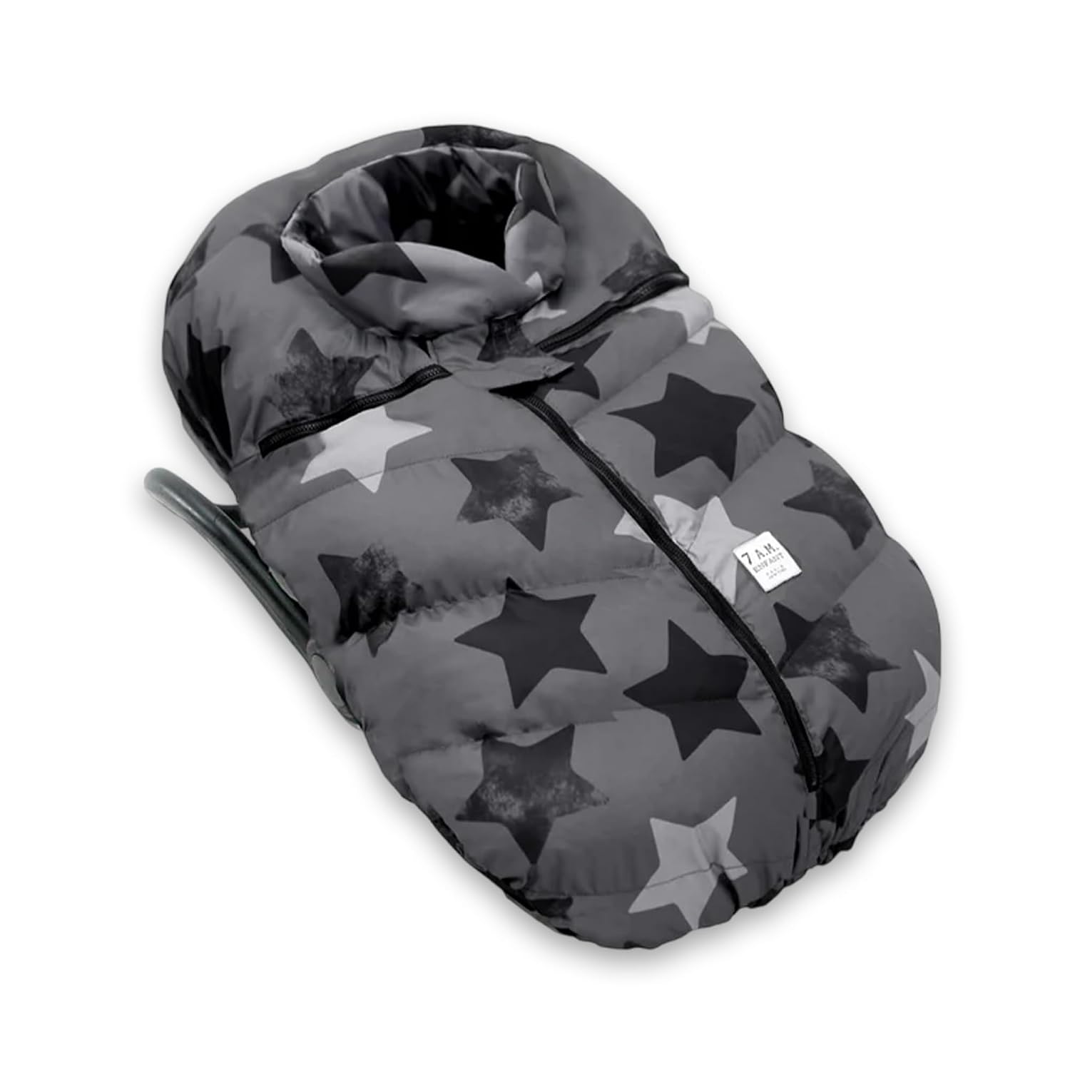 7AM Enfant Car Seat Covers - Cocoon Baby Cover for Boys & Girls, Rain & Snow Repellent, Breathable Windproof, Center Zipper, Universal Fit for Infant Car Seat (0-12M) (Stella)