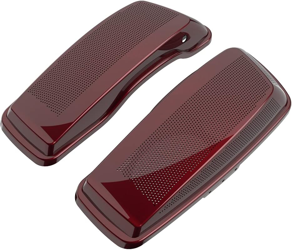 Advanblack Mysterious Red Sunglo Saddlebag Dual 6x9 Speaker lids, Audio Covers Fit for H-D Touring, Road Glide, Street Glide Special, Road King, 2014 2015 2016 2017 2018 2019 2020 2021 2022 2023