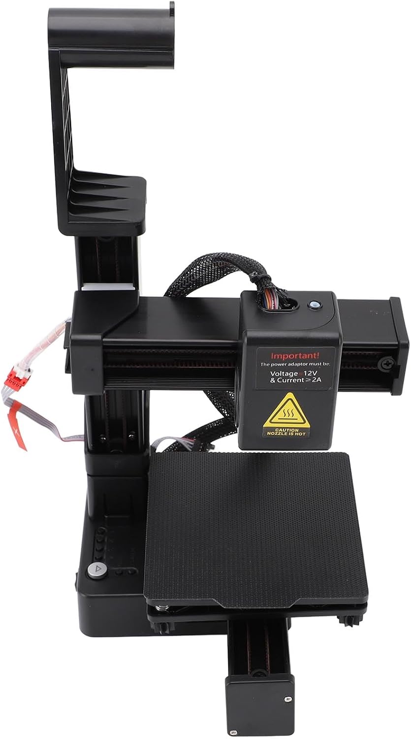 Bewinner FDM 3D Printer - Print Size 100x100x100mm, PLATPU Compatible, Removable Magnetic Platform, Open Frame Design, Compact Desktop Printer for Home, School, and Hobby Use (US Plug)
