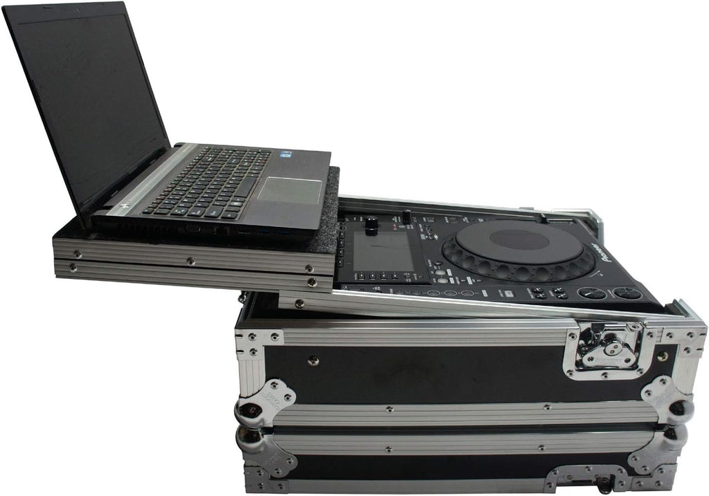 Harmony Audio HCDJM900NXS2LT Flight Glide Laptop Stand DJ Case Compatible with Pioneer CDJ-900