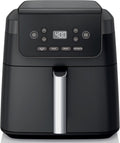 Pro XL Air Fryer, 6.5 Quart Family Size for Quick Meals, 4-in-1 Functions: Air Fry, Roast, Bake, Reheat, with Nonstick Dishwasher-Safe Basket (Black)
