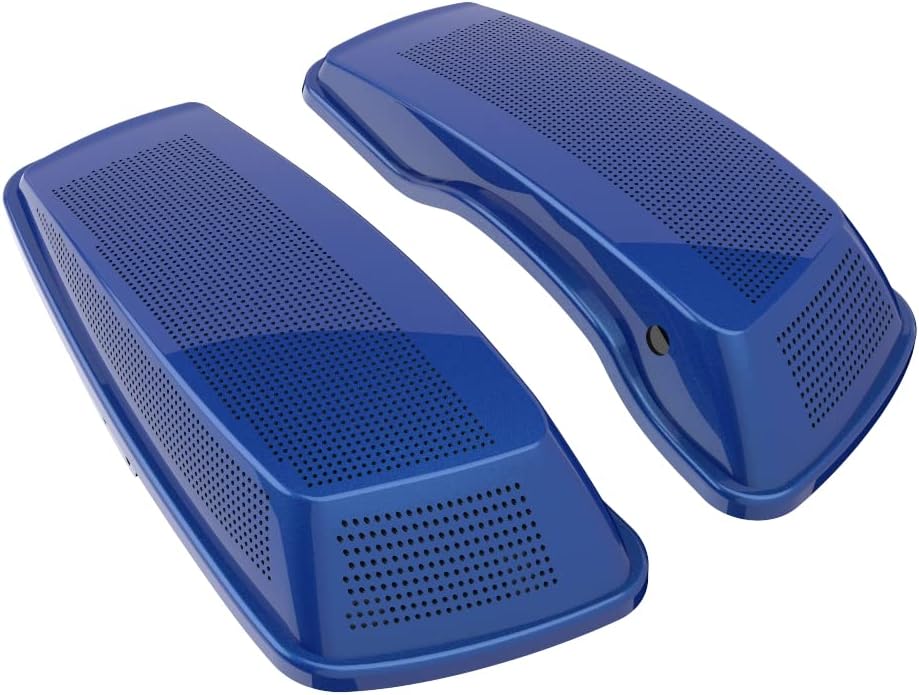 Advanblack Saddlebag Dual 6x9 Speaker lids, Audio Covers Fit for H-D Touring, Road Glide, Street Glide Special, Road King, 2014 2015 2016 2017 2018 2019 2020 2021 2022 2023