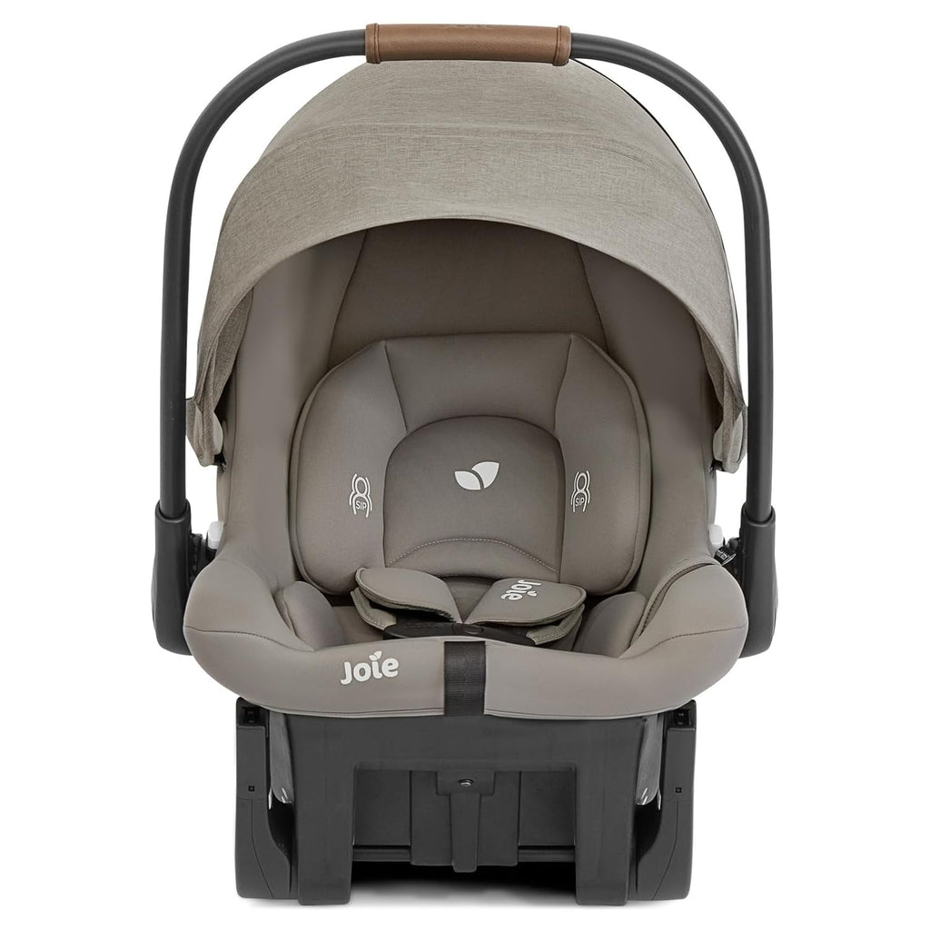 Joie Mint Latch Baseless Infant Car Seat – Lightweight, Built-in Rigid Latch Connectors and Side Impact Protection – No Base Installation Required (Dove)